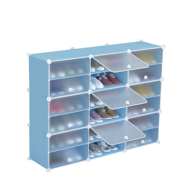 Pantofar modular, 18 Compartimente, D4145, Blue Pantofar modular, 18 Compartimente, D4145, Blue