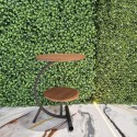 Masuta de Cafea, 2 Blaturi, Naimeed D7707, Design Modern, Cadru Metalic Negru si Blaturi MDF cu Aspect Lemn, pentru Living, Dormitor sau Birou, 40x30x57cm