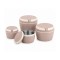 Set Caserole Termice cu Capac, Naimeed D7945, Crem