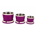 Set Caserole Termice cu Capac, Naimeed D7947, Mov