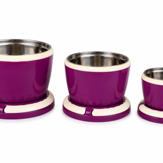 Set Caserole Termice cu Capac, Naimeed D7947, Mov