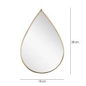 Set 3 Oglinzi Decorative, Naimeed D4604G, Auriu, 19x1x28 cm