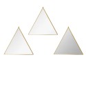 Set 3 Oglinzi Decorative, Naimeed D4606G, Auriu, 24x1x23 cm Set 3 Oglinzi Decorative, Naimeed D4606G, Auriu, 24x1x23 cm