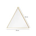 Set 3 Oglinzi Decorative, Naimeed D4606G, Auriu, 24x1x23 cm Set 3 Oglinzi Decorative, Naimeed D4606G, Auriu, 24x1x23 cm