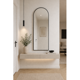 Oglinda Tip Arcada de Perete, Naimeed D7977, Rama din Aluminiu, 70x150cm, negru Oglinda Tip Arcada de Perete, Naimeed D7977, Rama din Aluminiu, 70x150cm, negru