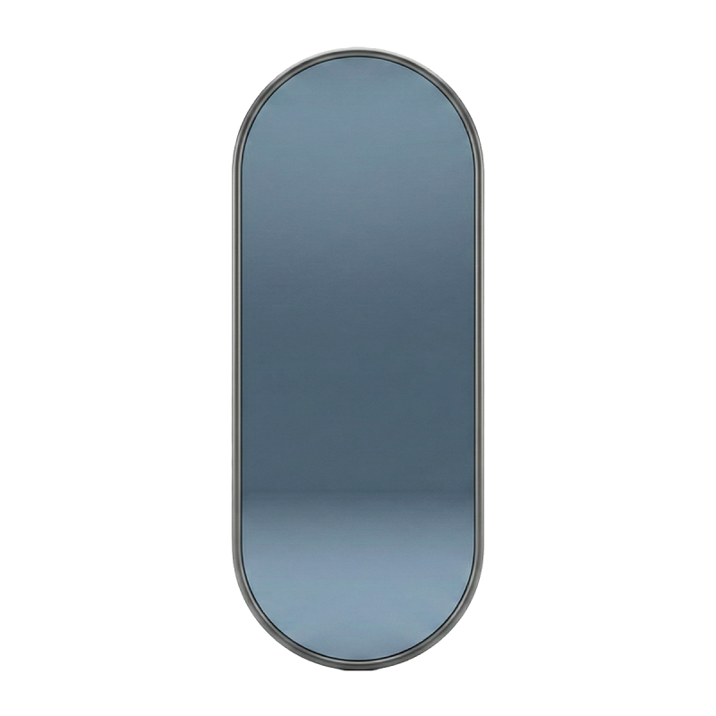 Oglinda ovala de Perete, Naimeed D7982, Rama din Aluminiu, 60x170cm, negru