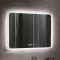 Oglinda baie, sistem iluminare LED, IP44, 100x70cm, D4221, Dezaburire, Touch, Ceas