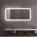 Oglinda baie, sistem iluminare LED, IP44, 120x70cm, D4231, Dezaburire, Touch, Ceas