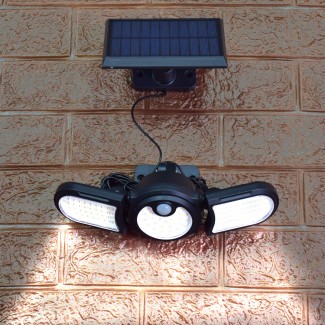 Lampa solara, cu senzor de miscare, lumina LED, acumulator, Naimeed D4325, 112 LED-uri