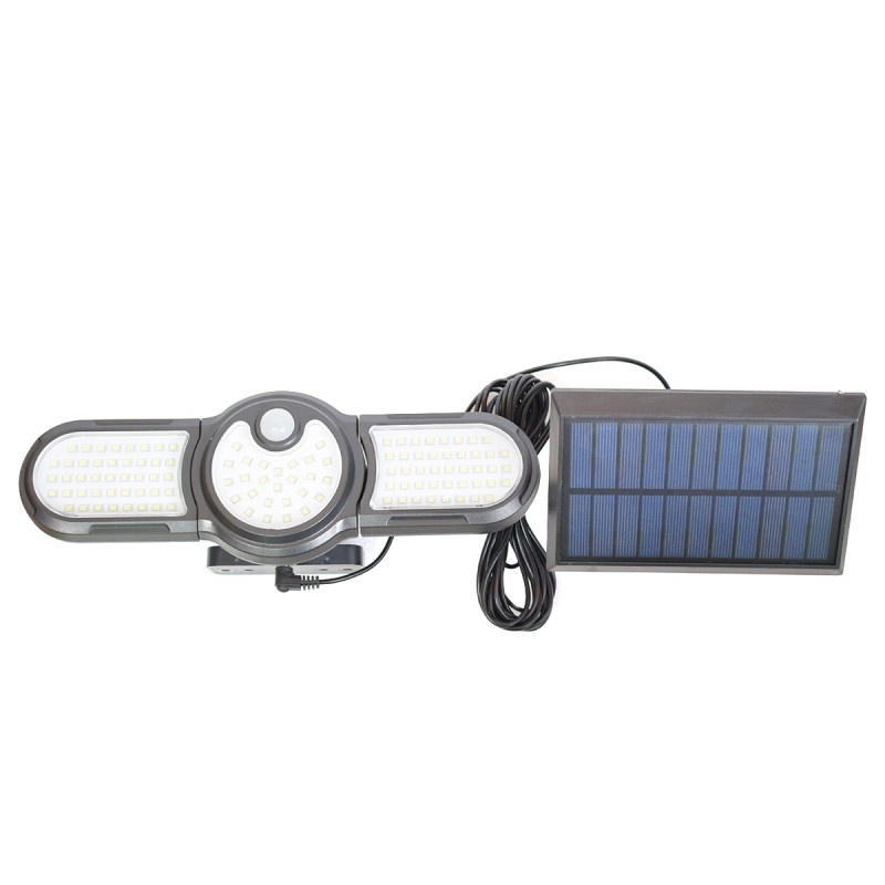 Lampa solara, cu senzor de miscare, lumina LED, acumulator, Naimeed D4325, 112 LED-uri