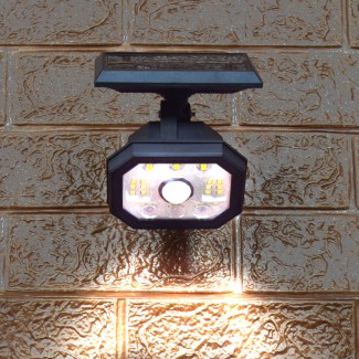 Lampa solara, cu senzor de miscare, lumina LED,  acumulator, Naimeed D4337, 40 LED-uri