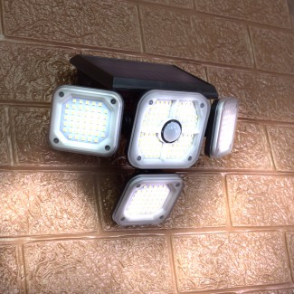Lampa solara, cu senzor de miscare, lumina LED,  acumulator, Naimeed D4341, 231 LED-uri