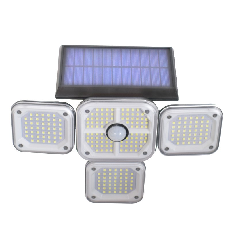 Lampa solara, cu senzor de miscare, lumina LED,  acumulator, Naimeed D4341, SMD 231 LED-uri