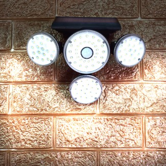 Lampa solara, cu senzor de miscare, lumina LED,  acumulator, Naimeed D4342, SMD 89 LED-uri