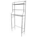 Raft de baie, 3 polite deasupra masinii de spalat, Naimeed D4826, Inox
