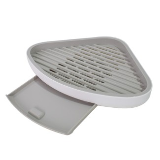 Etajera baie, sistem scurgere apa, Naimeed D5322, Alb, 32x24x6cm Etajera baie, sistem scurgere apa, Naimeed D5322, Alb, 32x24x6cm