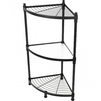 Raft metalic, multifunctional, 3 polite, Naimeed D4407, Negru Raft metalic, multifunctional, 3 polite, Naimeed D4407, Negru