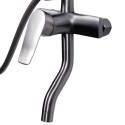 Coloana de dus, cu para fixa si para mobila, Naimeed D6136, 3 functii, otel inoxidabil, Argintiu Coloana de dus, cu para fixa si para mobila, Naimeed D6136, 3 functii, otel inoxidabil, Argintiu