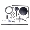 Coloana de dus, cu para fixa si para mobila, Naimeed D6136, 3 functii, otel inoxidabil, Argintiu Coloana de dus, cu para fixa si para mobila, Naimeed D6136, 3 functii, otel inoxidabil, Argintiu