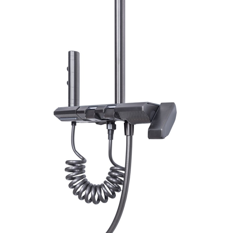 Coloana de dus, cu para fixa si para mobila, Naimeed D6138, 4 functii, otel inoxidabil, Argintiu Coloana de dus, cu para fixa si para mobila, Naimeed D6138, 4 functii, otel inoxidabil, Argintiu