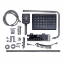Coloana de dus, cu para fixa si para mobila, Naimeed D6138, 4 functii, otel inoxidabil, Argintiu Coloana de dus, cu para fixa si para mobila, Naimeed D6138, 4 functii, otel inoxidabil, Argintiu