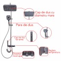Coloana de dus, cu para fixa si para mobila, Naimeed D6158, 4 functii, otel inoxidabil, Argintiu Coloana de dus, cu para fixa si para mobila, Naimeed D6158, 4 functii, otel inoxidabil, Argintiu