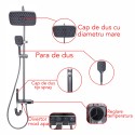 Coloana de dus, cu para fixa si para mobila, Naimeed D6159, 4 functii, otel inoxidabil, Argintiu Coloana de dus, cu para fixa si para mobila, Naimeed D6159, 4 functii, otel inoxidabil, Argintiu