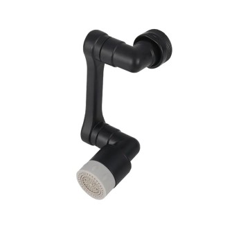 Extensie pivotanta pentru robinet, 2 moduri de pulverizare, Naimeed D6193, Negru