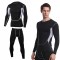 Echipament sportiv barbati, Naimeed D5148, costum compresie,marime M, Negru