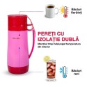 Termos, Naimeed D6413, pentru bauturi reci sau calde, Sticla si ABS, 1L, Roz, 160x300x117mm Termos, Naimeed D6413, pentru bauturi reci sau calde, Sticla si ABS, 1L, Roz, 160x300x117mm