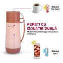 Termos, Naimeed D6413, pentru bauturi reci sau calde, Sticla si ABS, 1L, Maro, 160x300x117mm Termos, Naimeed D6413, pentru bauturi reci sau calde, Sticla si ABS, 1L, Maro, 160x300x117mm
