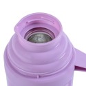 Termos, Naimeed D6417, pentru bauturi reci sau calde, Sticla si ABS, 1.8L, Mov, 160x345x130mm
