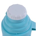 Termos, Naimeed D6417, pentru bauturi reci sau calde, Sticla si ABS, 1.8L, Turcoaz, 160x345x130mm