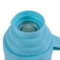 Termos, Naimeed D6417, pentru bauturi reci sau calde, Sticla si ABS, 1.8L, Turcoaz, 160x345x130mm