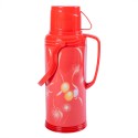 Termos, Naimeed D6420, pentru bauturi reci sau calde, Sticla si ABS, 1.2L, Rosu, 120x340x170mm