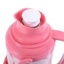 Termos, Naimeed D6420, pentru bauturi reci sau calde, Sticla si ABS, 1.2L, Roz, 120x340x170mm