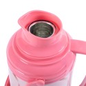 Termos, Naimeed D6420, pentru bauturi reci sau calde, Sticla si ABS, 1.2L, Roz, 120x340x170mm