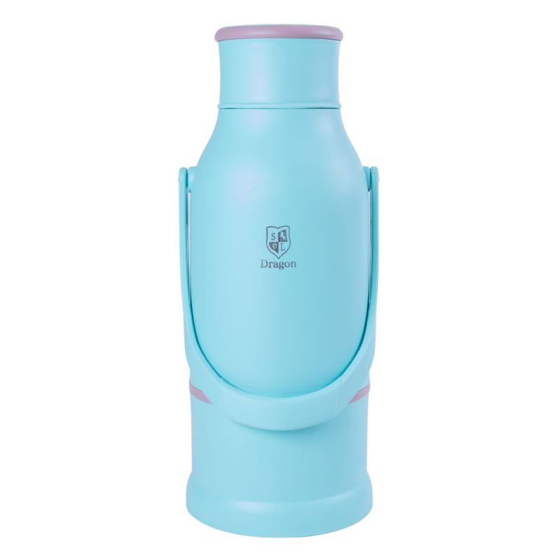 Termos, Naimeed D6424, pentru bauturi reci sau calde, Sticla si ABS, 3L, Albastru, 165x500x200mm