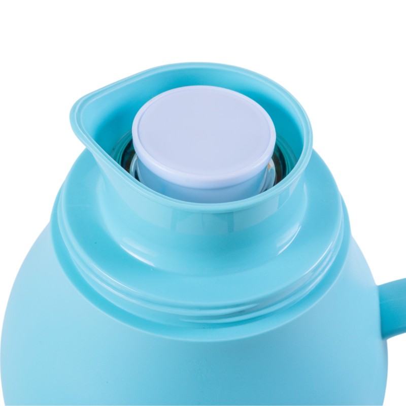 Termos, Naimeed D6424, pentru bauturi reci sau calde, Sticla si ABS, 3L, Albastru, 165x500x200mm