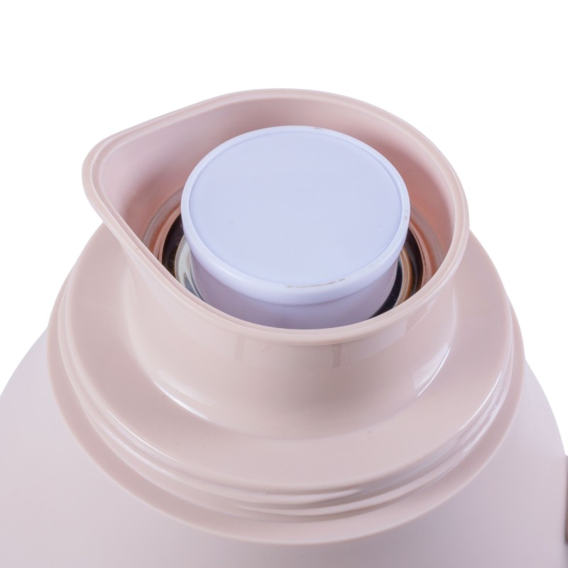 Termos, Naimeed D6424, pentru bauturi reci sau calde, Sticla si ABS, 3L, Crem, 165x500x200mm