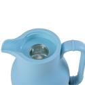Termos, Naimeed D6429, pentru bauturi reci sau calde, Sticla si ABS, 1.6L, Albastru, 130x320x170mm