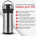 Termos, Naimeed D6431, pentru bauturi reci sau calde, Inox si ABS, 2.5L, Gri, 150x370x150mm Termos, Naimeed D6431, pentru bauturi reci sau calde, Inox si ABS, 2.5L, Gri, 150x370x150mm
