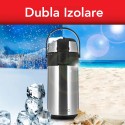 Termos, Naimeed D6431, pentru bauturi reci sau calde, Inox si ABS, 2.5L, Gri, 150x370x150mm Termos, Naimeed D6431, pentru bauturi reci sau calde, Inox si ABS, 2.5L, Gri, 150x370x150mm