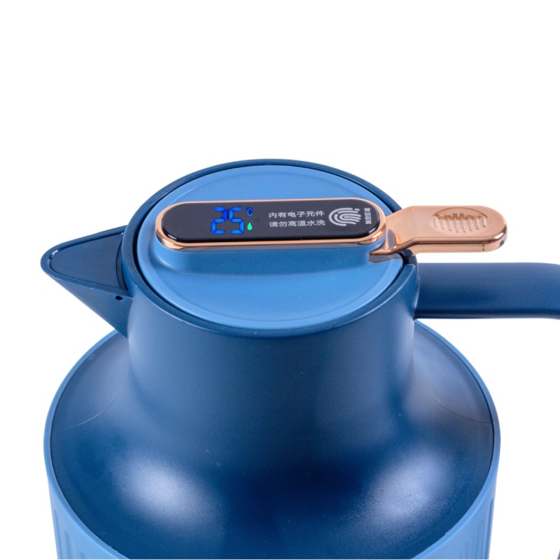 Termos, Naimeed D6438, pentru bauturi reci sau calde, Sticla si ABS, 2L, Albastru, 160x300x210mm Termos, Naimeed D6438, pentru bauturi reci sau calde, Sticla si ABS, 2L, Albastru, 160x300x210mm