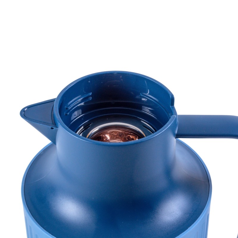 Termos, Naimeed D6438, pentru bauturi reci sau calde, Sticla si ABS, 2L, Albastru, 160x300x210mm Termos, Naimeed D6438, pentru bauturi reci sau calde, Sticla si ABS, 2L, Albastru, 160x300x210mm