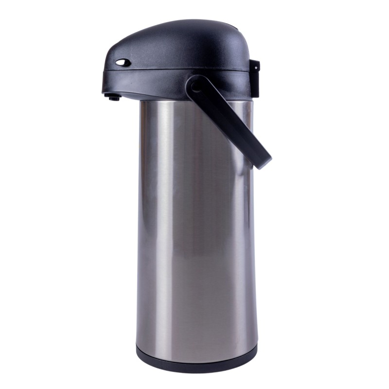 Termos, Naimeed D6441, pentru bauturi reci sau calde, Sticla, Inox, ABS, 1.7L, Gri, 140x360x180mm