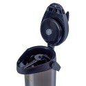 Termos, Naimeed D6441, pentru bauturi reci sau calde, Sticla, Inox, ABS, 1.7L, Gri, 140x360x180mm