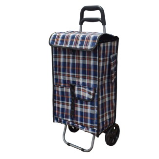 Carucior de piata pliabil, Naimeed D4945, 2 roti, 43 L, Albastru/Alb Carucior de piata pliabil, Naimeed D4945, 2 roti, 43 L, Albastru/Alb