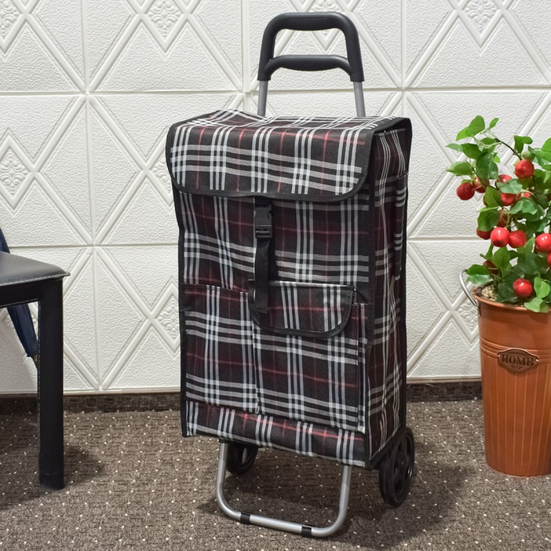 Carucior de piata pliabil, Naimeed D4945, 2 roti, 43 L, Negru Carucior de piata pliabil, Naimeed D4945, 2 roti, 43 L, Negru