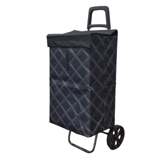 Carucior de piata pliabil, Naimeed D4946, 2 roti, 62 L, Negru/Alb Carucior de piata pliabil, Naimeed D4946, 2 roti, 62 L, Negru/Alb